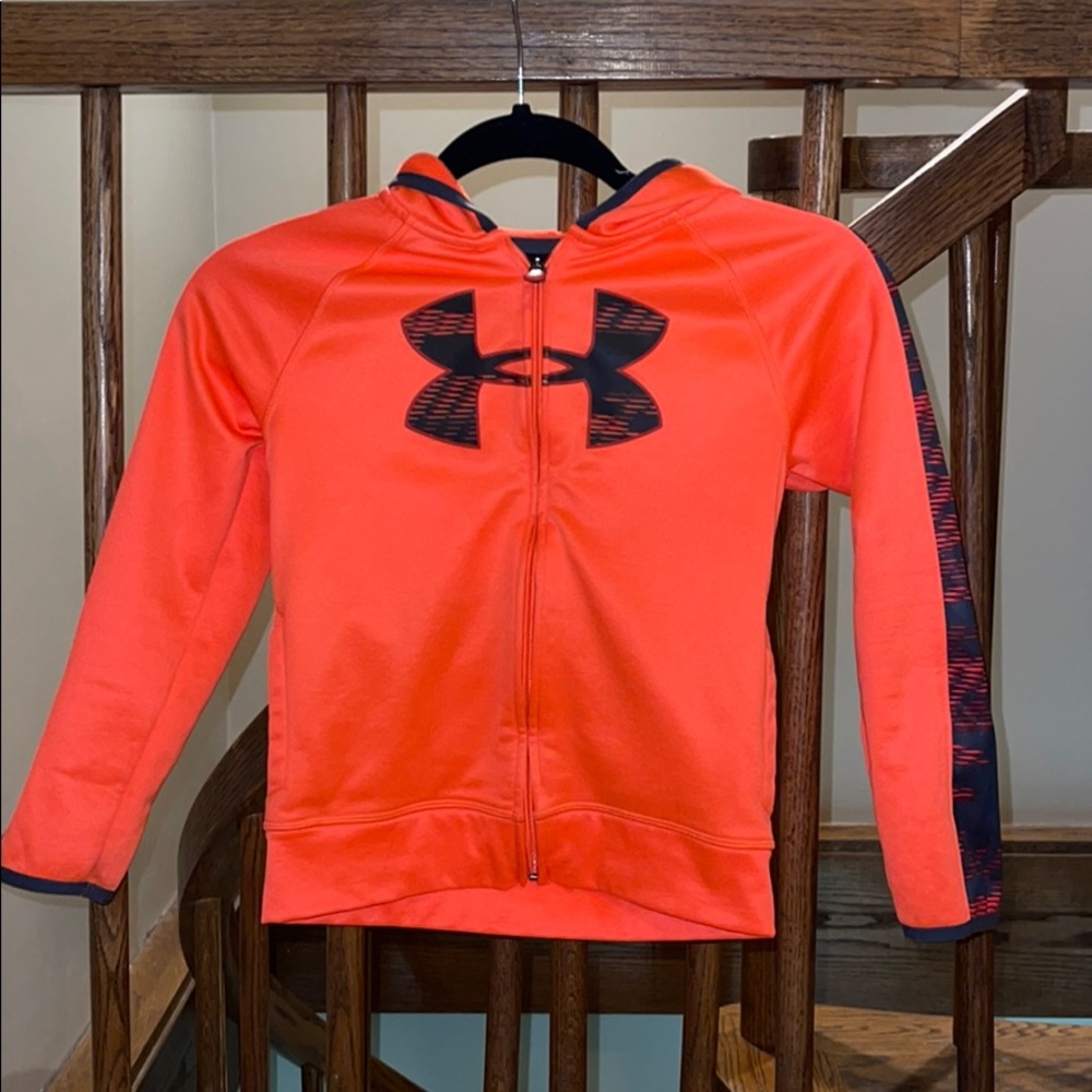 Kids Under Armor zip up hoodie size 7